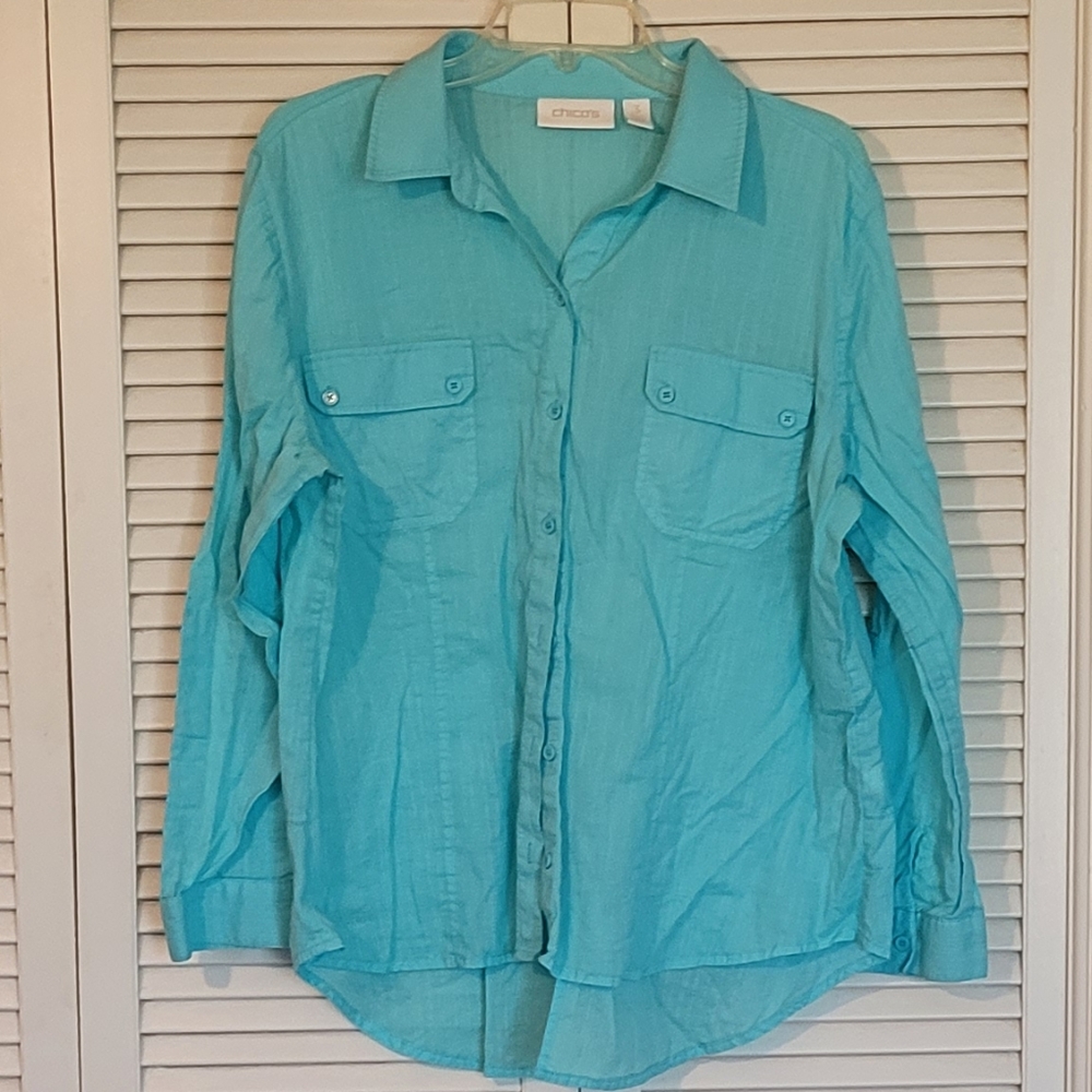 Chicos Button-Down - image 2
